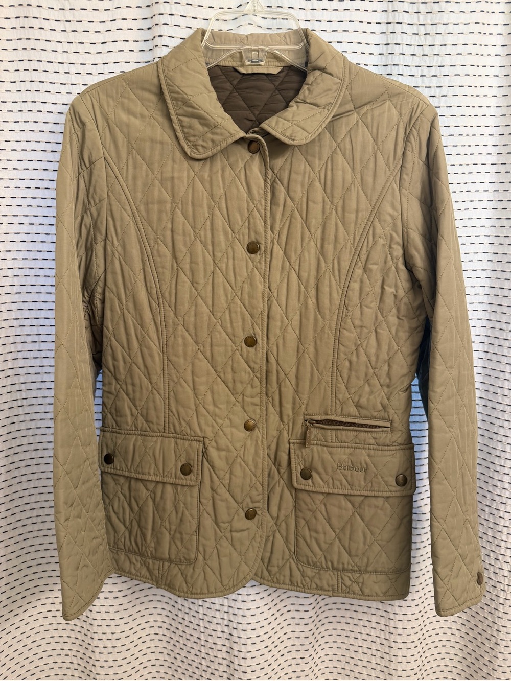 Women’s Barbour Quilted Jacket in Light Green